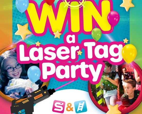 WIN A FREE LASER TAG PARTY!