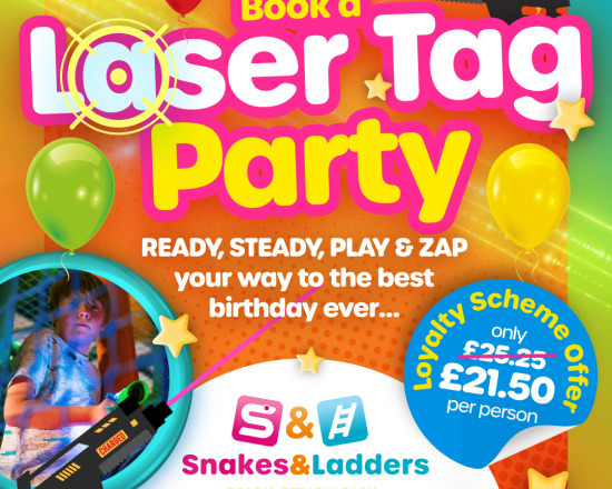 Laser Tag Parties are now available in Dunstable!
