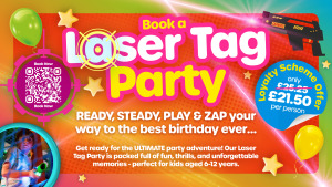 Laser Tag Parties are now available in Dunstable!