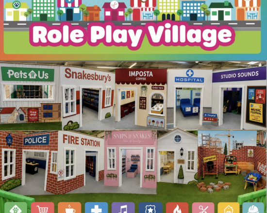 Our New Role Play Village in Brentford is now OPEN!